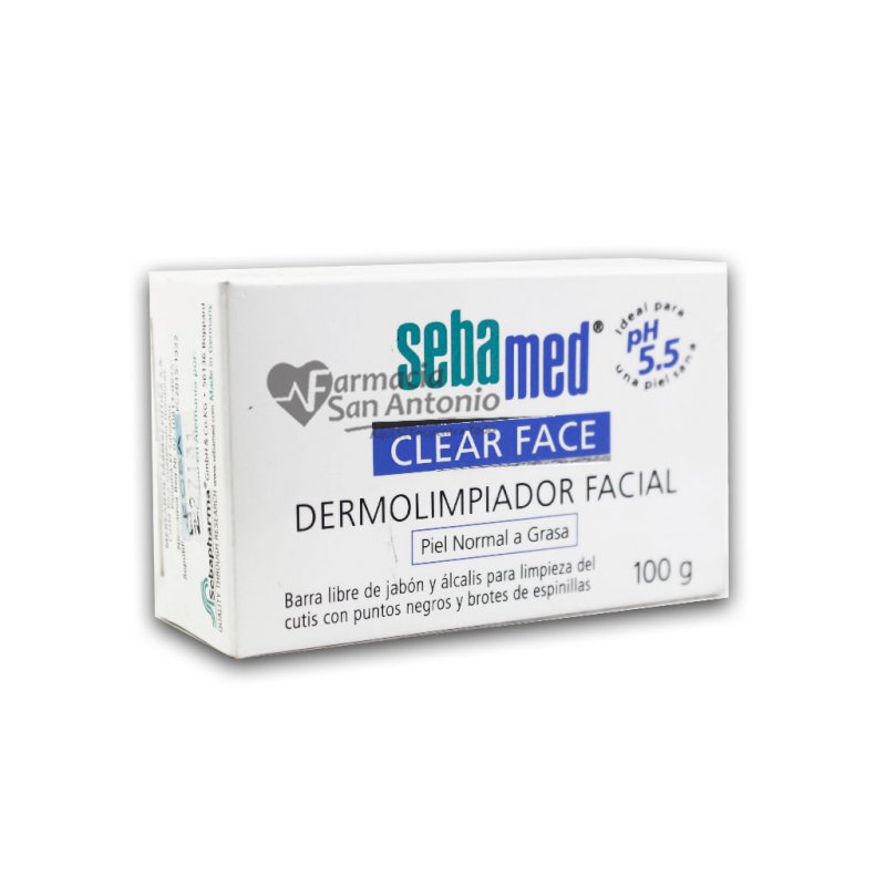 SEBAMED DERMOLIMPIADOR FACIAL CLEAR FACE 100 GRS