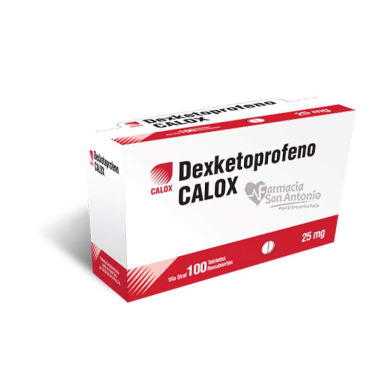 UNIDAD CALOX DEXKETOPROFENO TAB