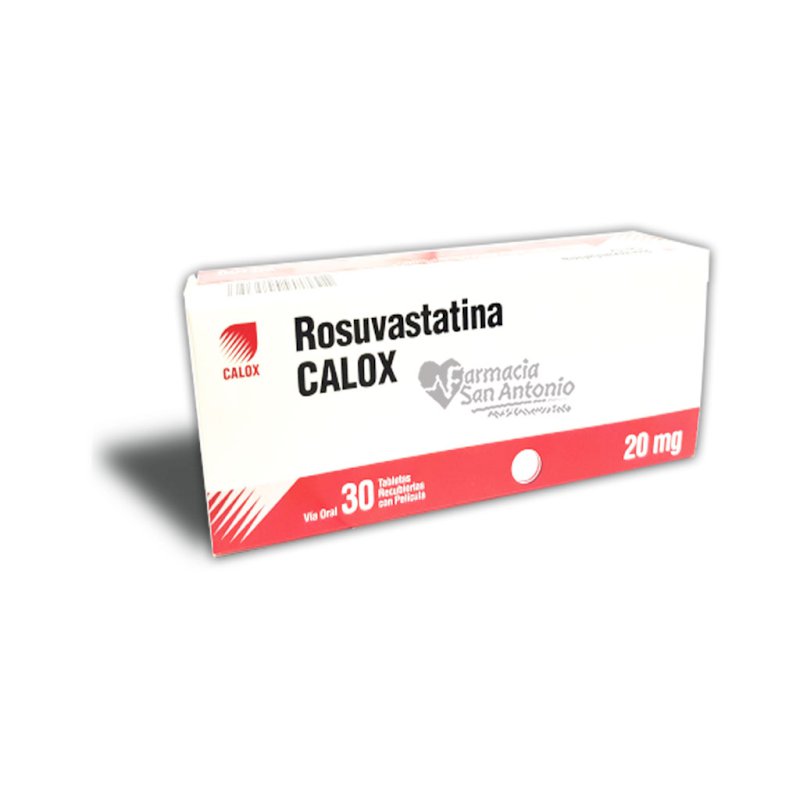 ROSUVASTATINA CALOX 20MG X 30 TAB