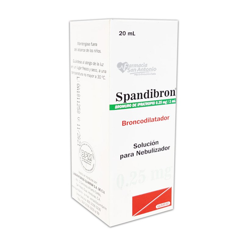 SPANDIBRON SOL. NEBULI. X 20 ML