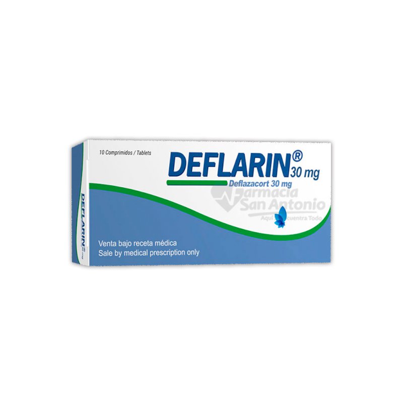 DEFLARIN 30MG X 10 COM