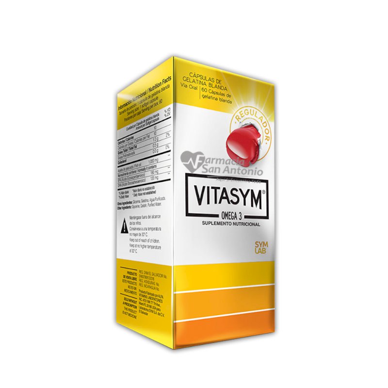 VITASYM OMEGA-3 1000MG X 60 CAP