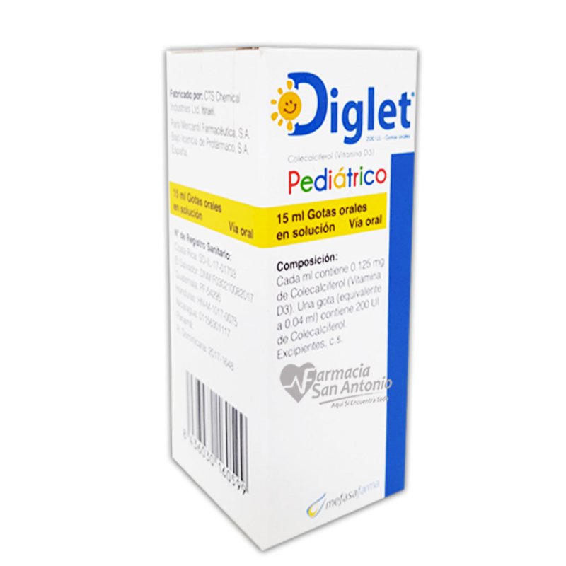 DIGLET 200 UI GOTAS 15 ML