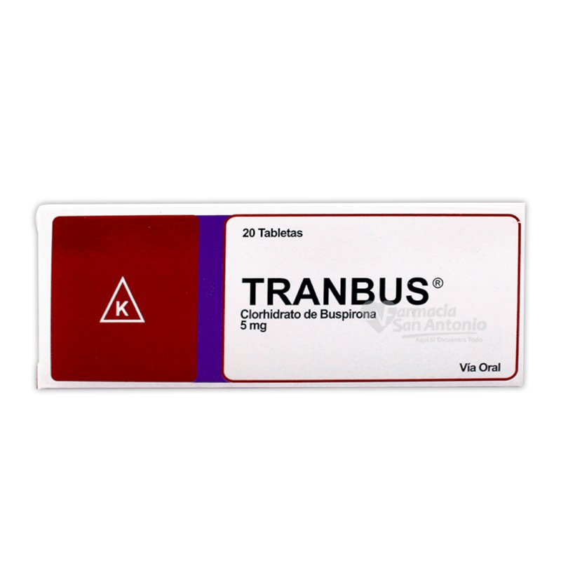 TRANBUS 5MG X 20 TABS