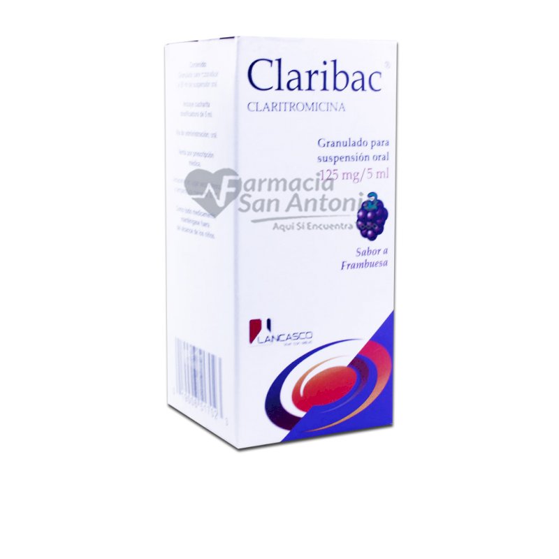 CLARIBAC 125MG/50ML