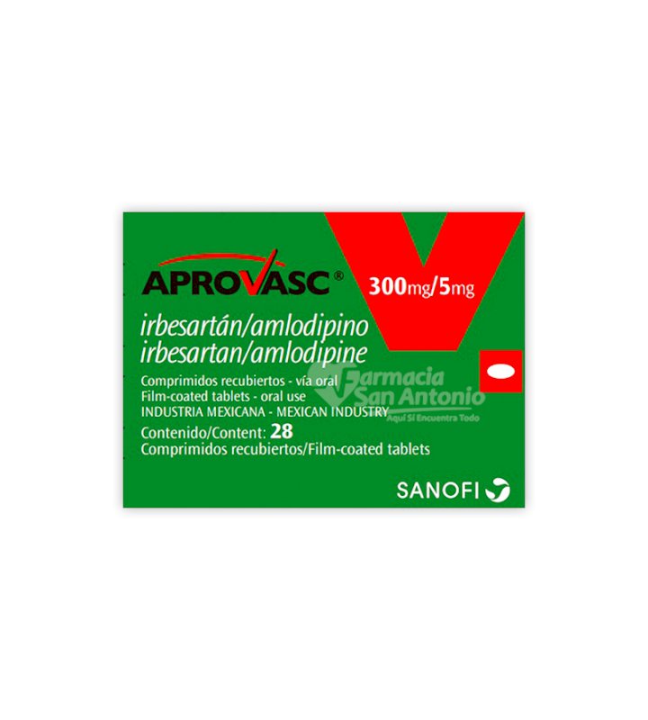 APROVASC 300/5 MG X 28 COMP
