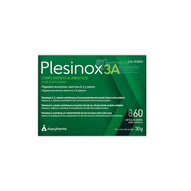 PLESINOX 3A X 60 CAPS