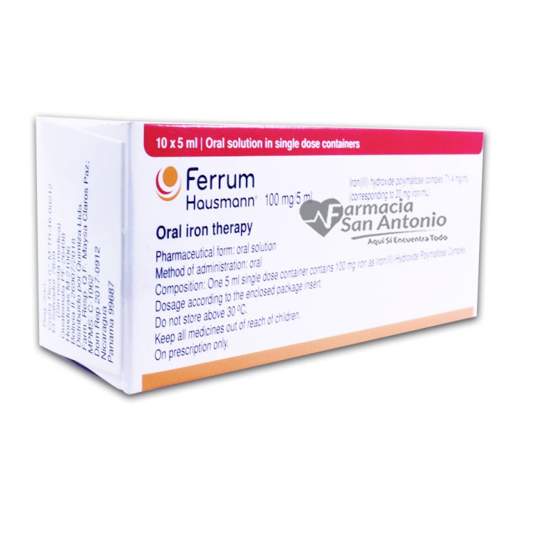 FERRUM HAUSMANN BEBIBLE X 10 AMP 5 ML