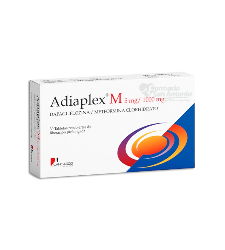 ADIAPLEX M 5MG / 1000MG X 30 TAB