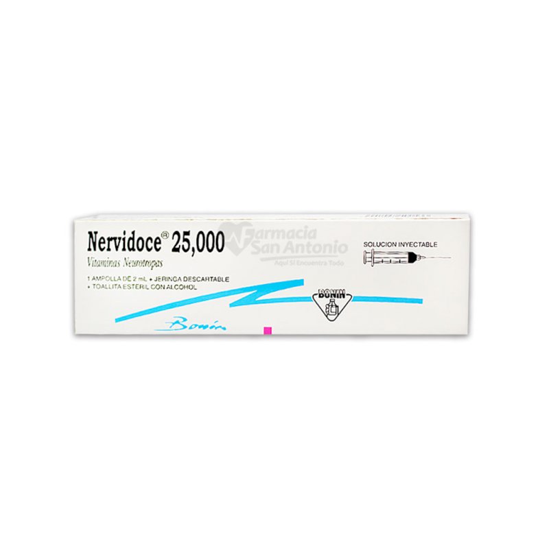 NERVIDOCE 25,000 1 AMP 2ML