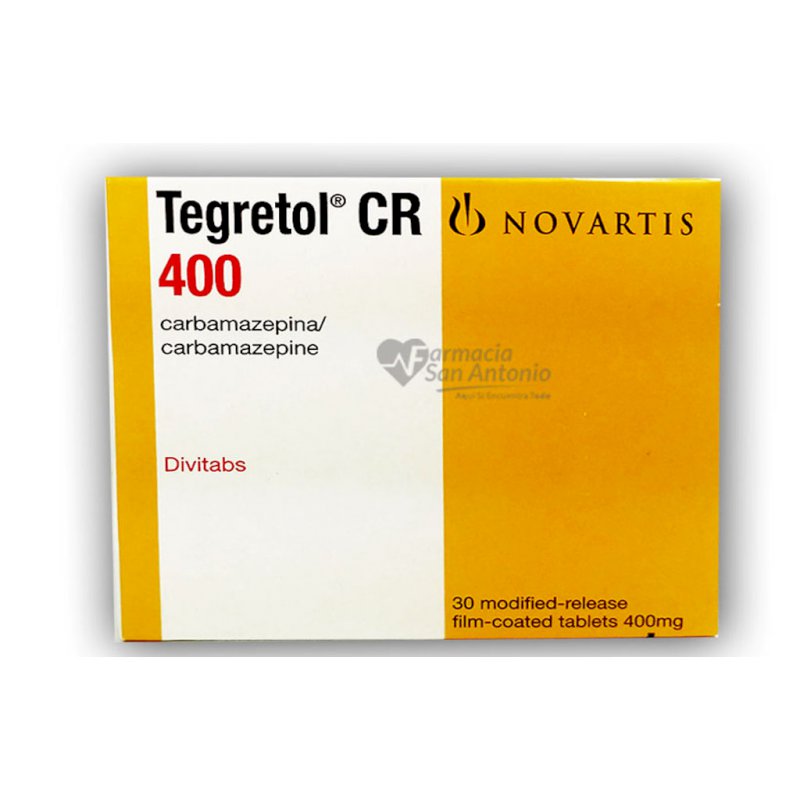 TEGRETOL CR 400MG X 30 DIVITAB