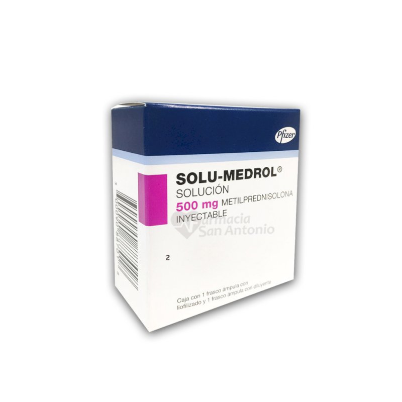 SOLU MEDROL FRS. 500MG X 8 ML