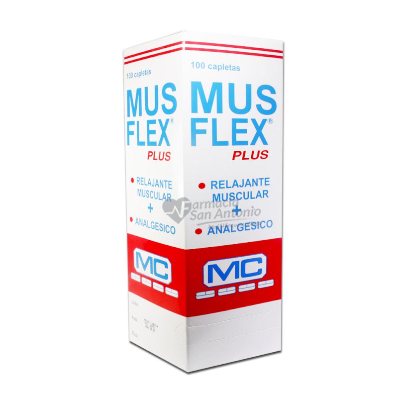 UNIDAD MUSFLEX PLUS X 100 TABS