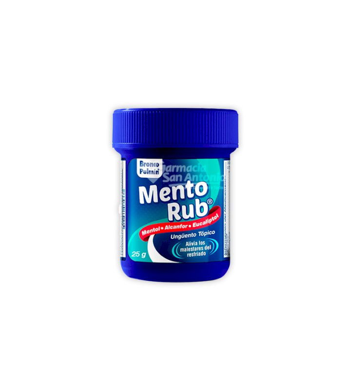 BRONCOPULMIN MENTORUB UNGUENTO X 25GRS