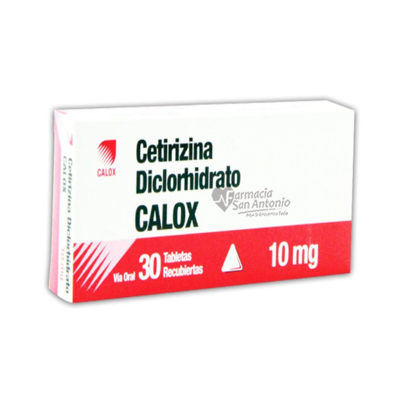 CETIRIZINA CALOX 10MG X 30 TAB