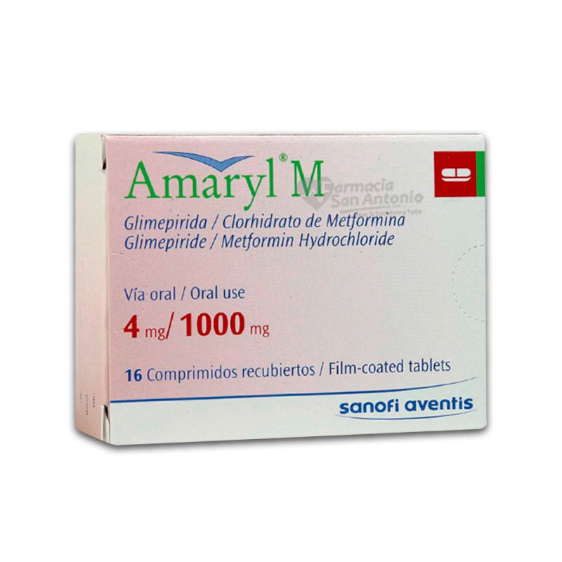 AMARYL M 4MG/1000 X 16 COMP