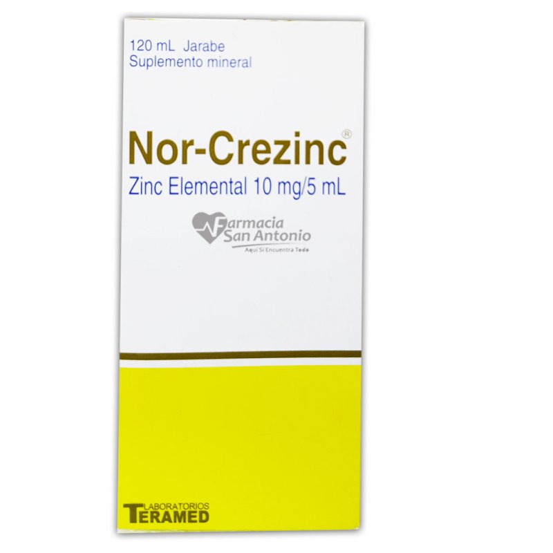NOR-CREZINC 10MG X 120ML