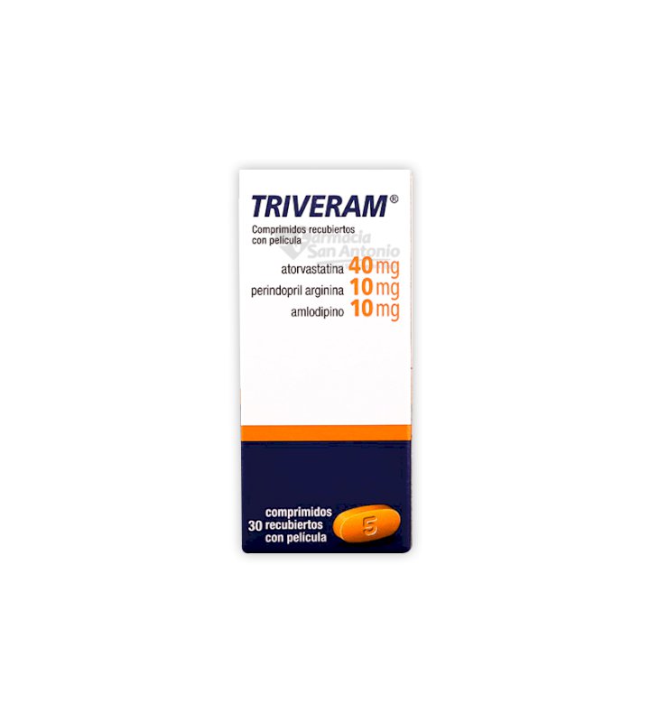 TRIVERAM 40MG/10MG/10MG X 30 COMPR
