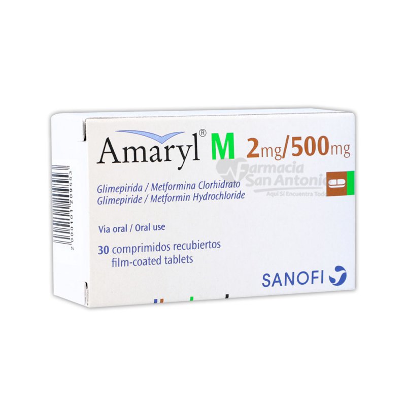 AMARYL M 2/500MG X 30 COMP
