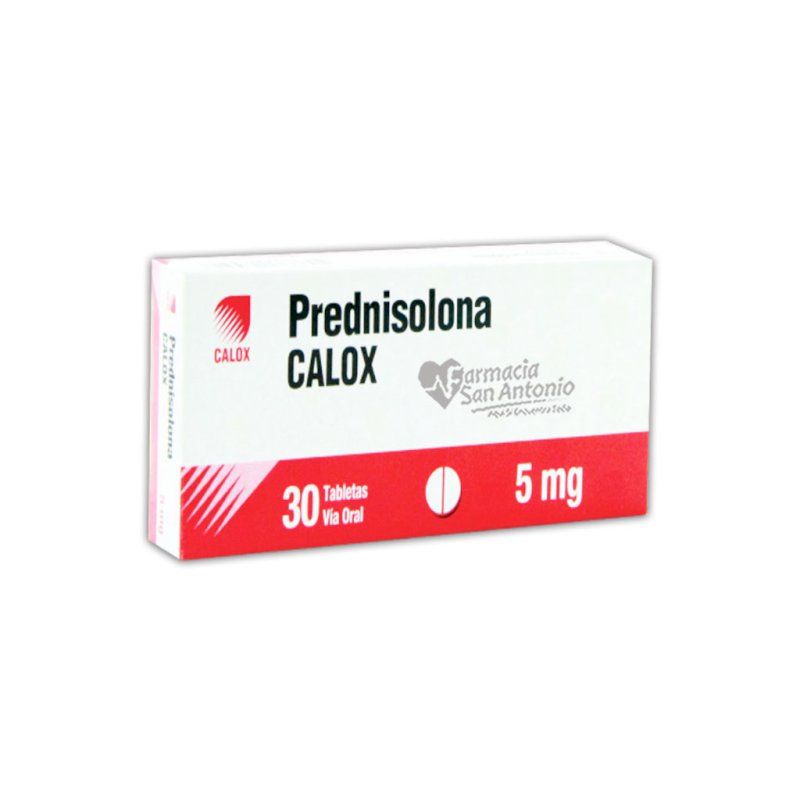 PREDNISOLONA 5MG X 30 TABS