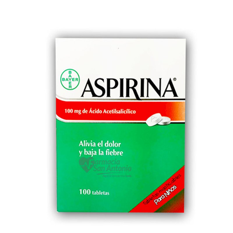 ASPIRINA 100MG NIÑO X 100 TAB