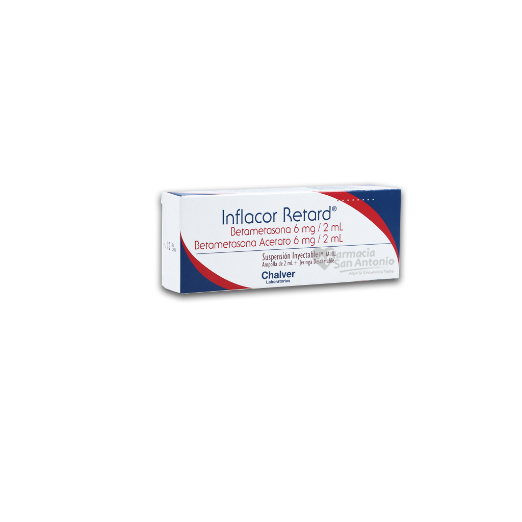 INFLACOR RETARD 6MG INY X 2 ML