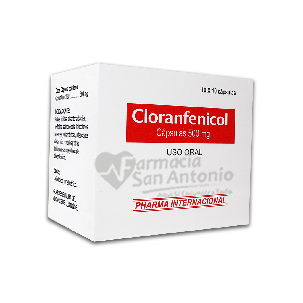 CLORANFENICOL 500 C/100 CAPS