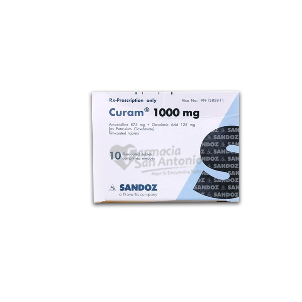 CURAM 1000MG X 10 TAB