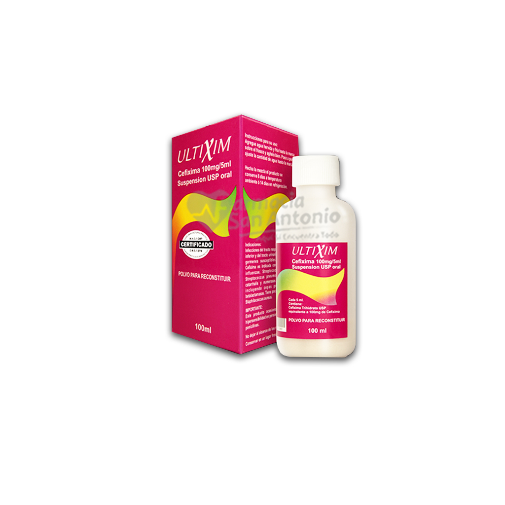 ULTIXIM CEFIXIMA POLVO 100ML