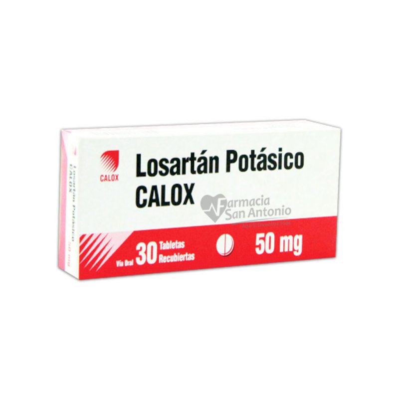 LOSARTAN CALOX POTASICO 50MG X 30 TAB