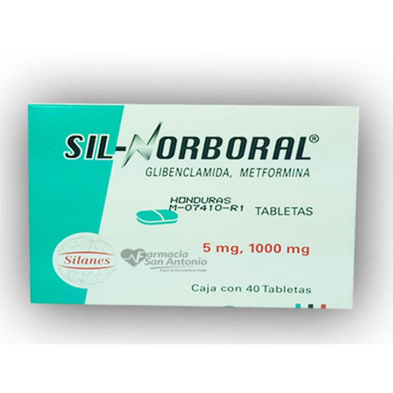 SILNORBORAL 5/1000 X 40 TAB