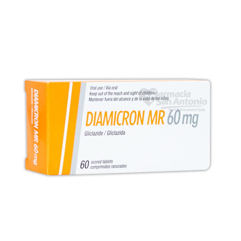DIAMICRON MR 60MG X 60 COMP