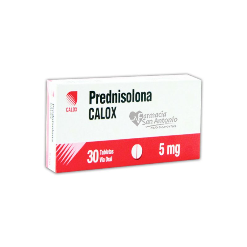 UNIDAD CALOX PREDNISOLONA 5MG X 30 TAB