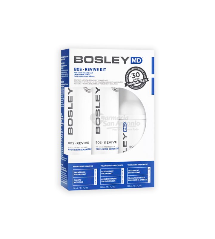 BOS REVIVE KIT SIN TEÑIR X 150ML (AZUL)