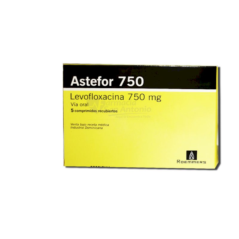 ASTEFOR 750MG X 5 COMPS $