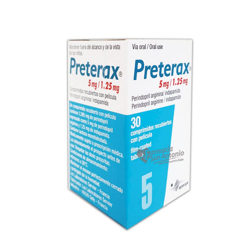 PRETERAX 5/1.25MG X 30 COMP