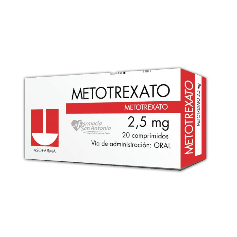 METOTREXATO 2.5MG X 20 COMP