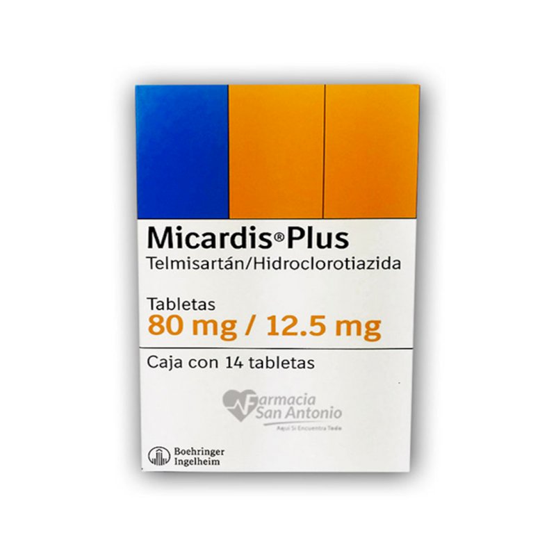 MICARDIS PLUS 80MG/12.5MG X 14 TABS