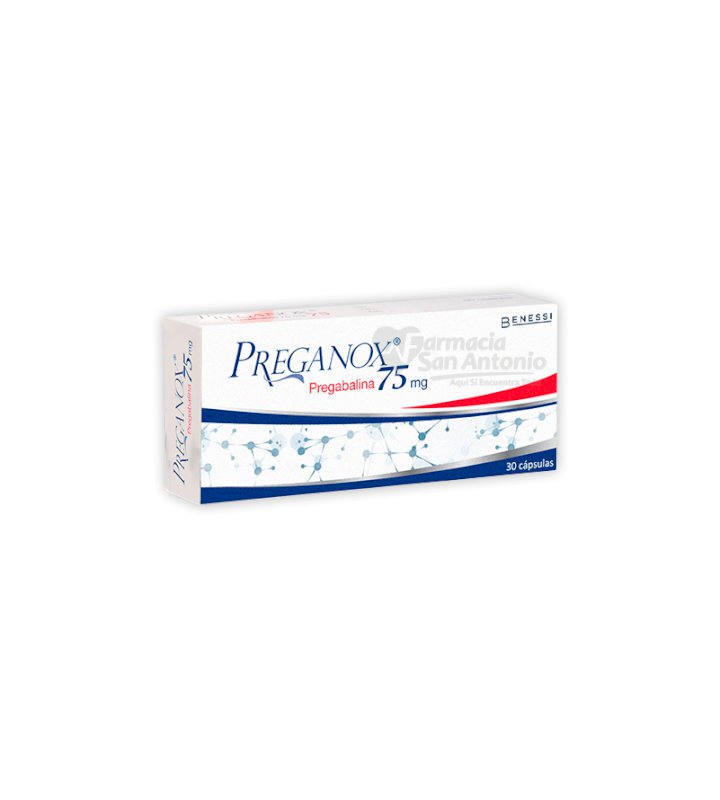 PREGANOX 75MG X 30 CAP
