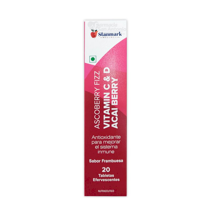 ASCOBERRY FIZZ X 20 TABS EFERVECENTE