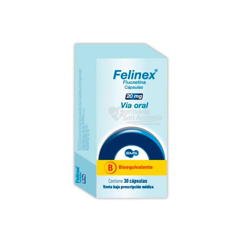 FELINEX 20MG X 30 CAPS