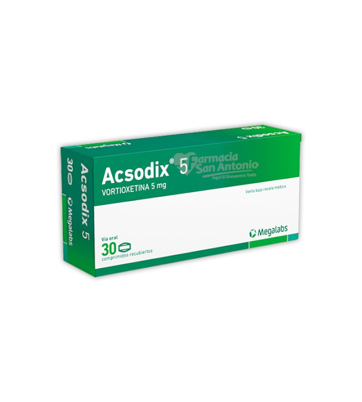 ACSODIX 5MG X 30 COMP