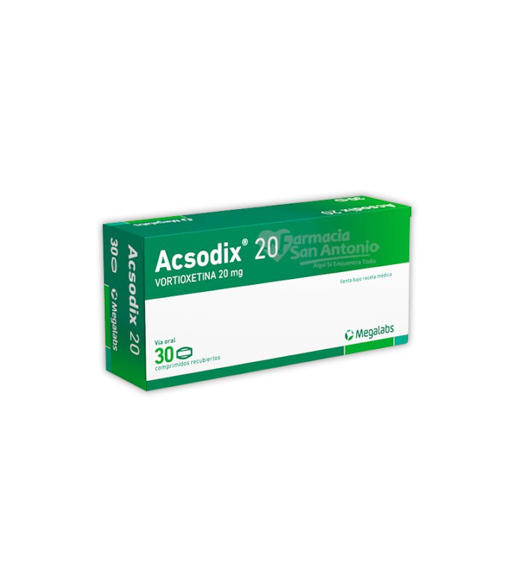 ACSODIX 20MG X 30 COMP
