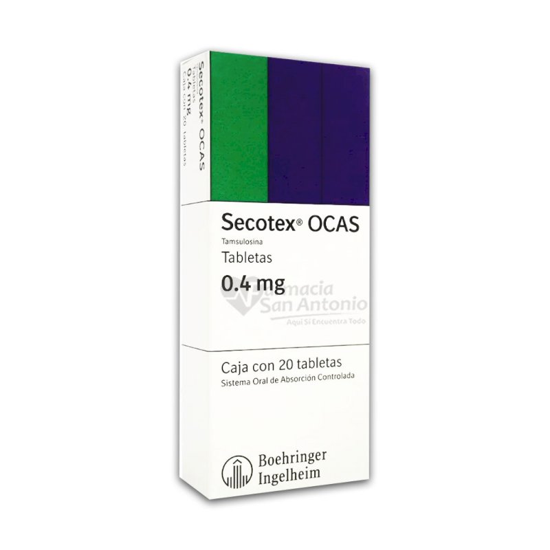 SECOTEX OCAS 0.4MG X 20 CAPS