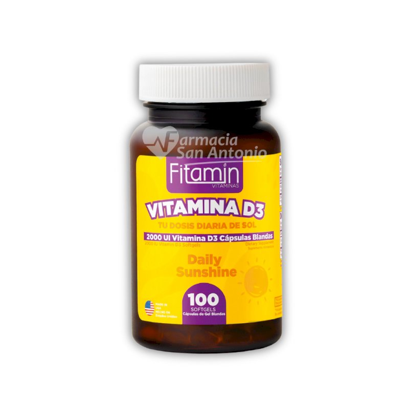 VITAMINA D3 X 100 CAPS BLANDAS