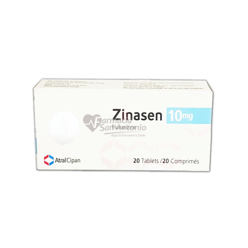 ZINASEN 10MG X 20 TABS