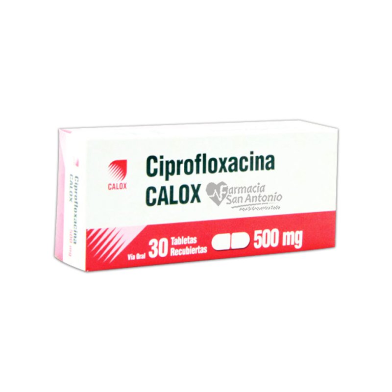 CIPROFLOXACINA CALOX 500MG X 30 TAB