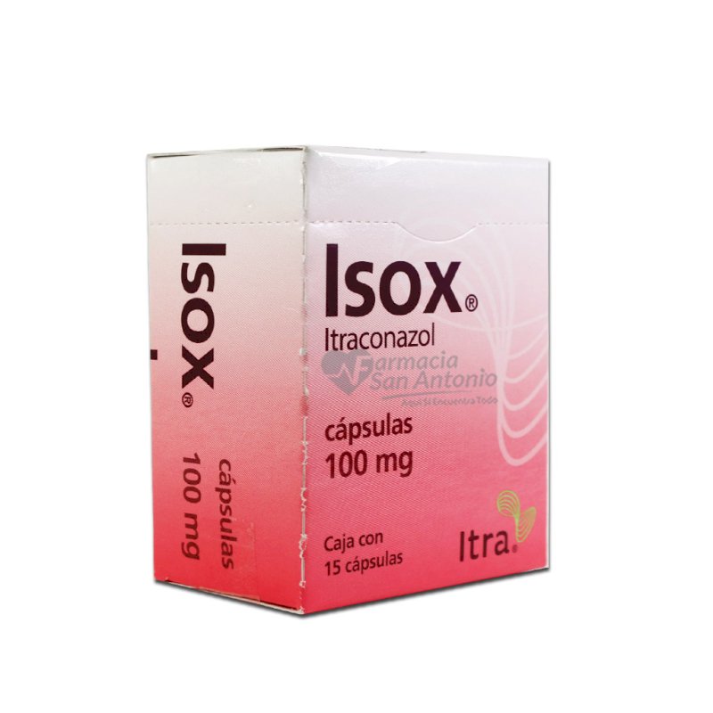 ISOX 15D 100MG CAPSULAS
