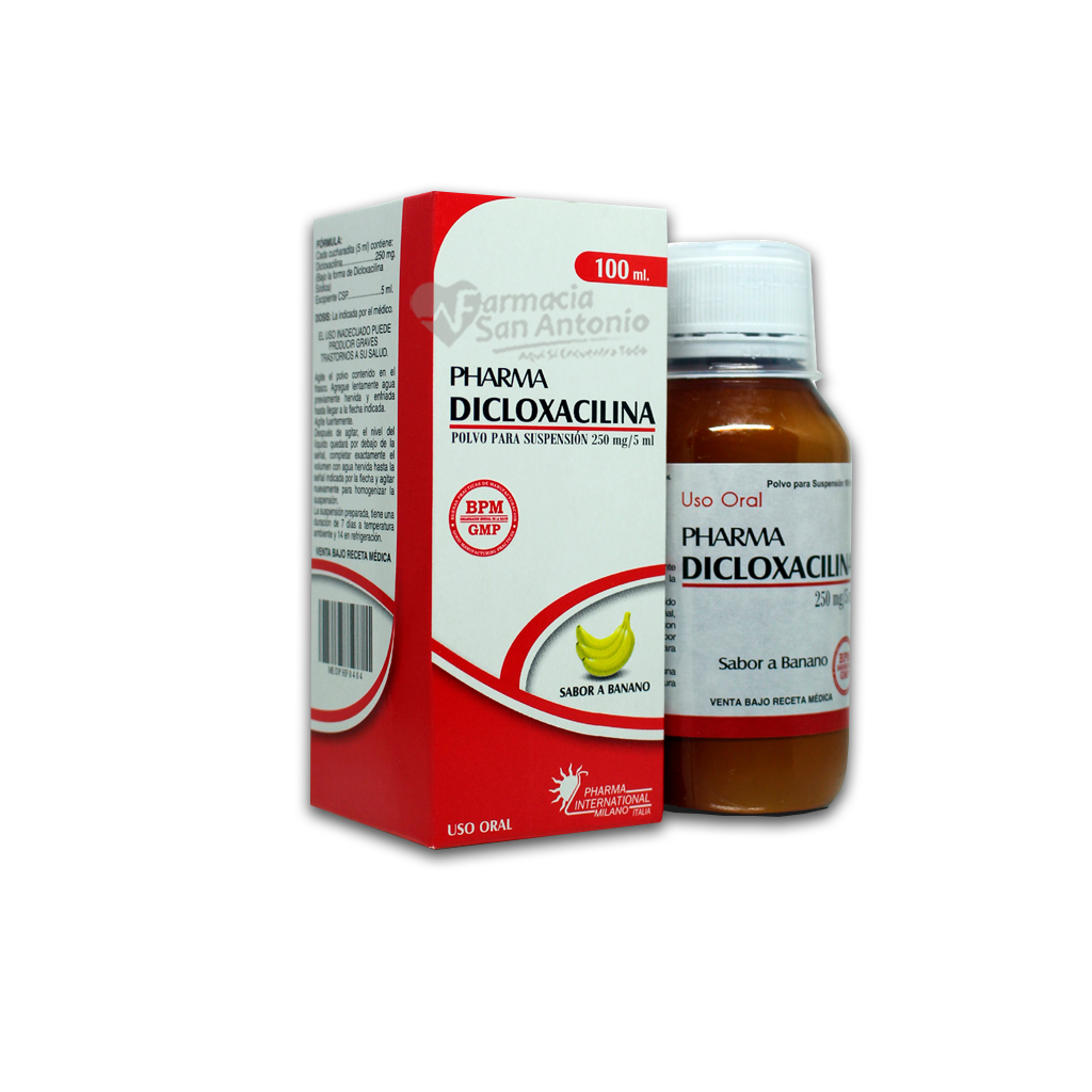 DICLOXACILINA 250MG/5ML SUSP.